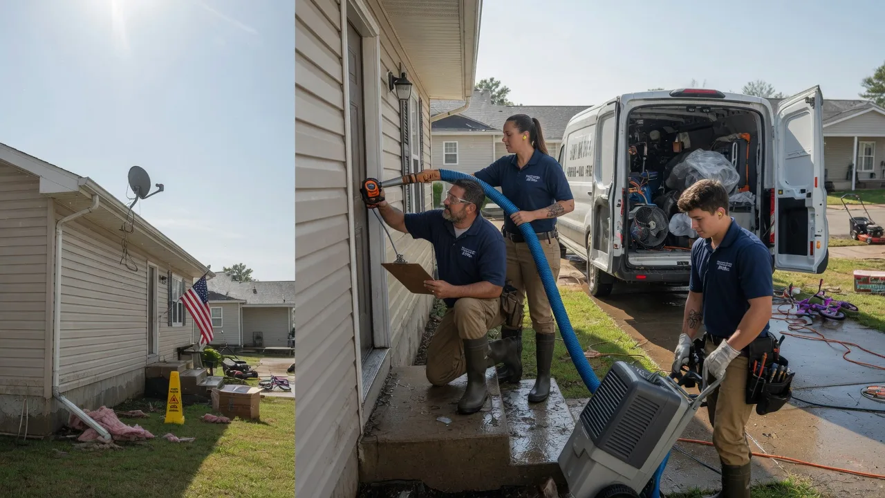 Ceiling Water Damage Restoration in Anderson, TX near me